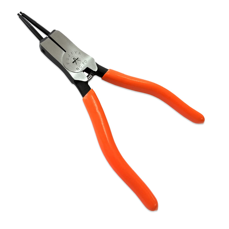 Kìm mở phe ngoài, có lò xo trợ lực, đầu mũi thay thế được Fujiya FOS-185 kích thước 185mm, mở phe tối đa từ 10mm - 40mm