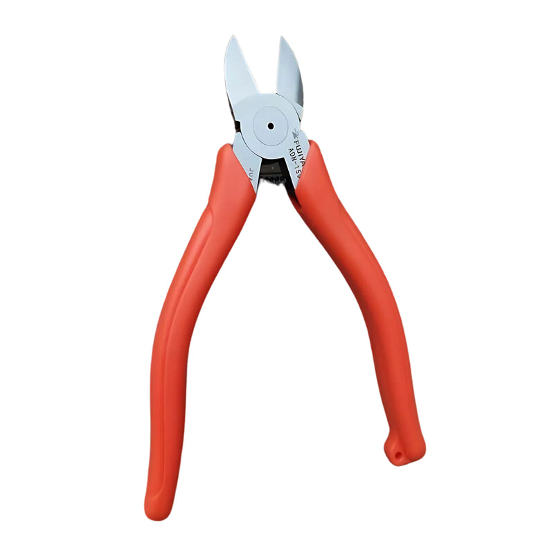 Kìm cắt Fujiya ADN, dài từ 150mm - 200mm (6 inch - 8 inch) , mép lưỡi cong và mỏng, có lò xo trợ lực