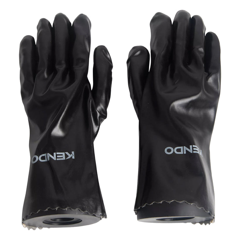 Găng tay bảo hộ phủ nhựa PVC Kendo 76156, kích thước 12 inch