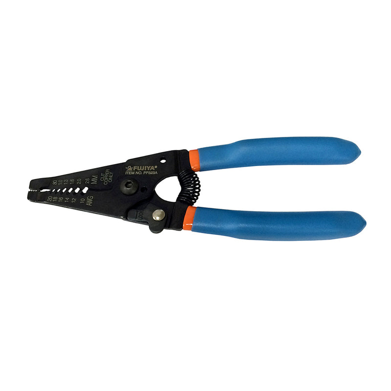 Kìm tuốt dây Fujiya PP323A-165, tuốt 0.5-5.3mm², có lò xo trợ lực, cắt chính xác