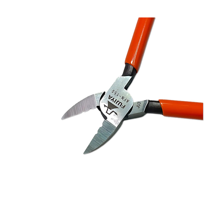 Kìm cắt Fujiya AFN dài từ 125mm - 150mm (5 inch - 6 inch) Mép lưỡi phẳng mỏng, có lỗ tuốt dây