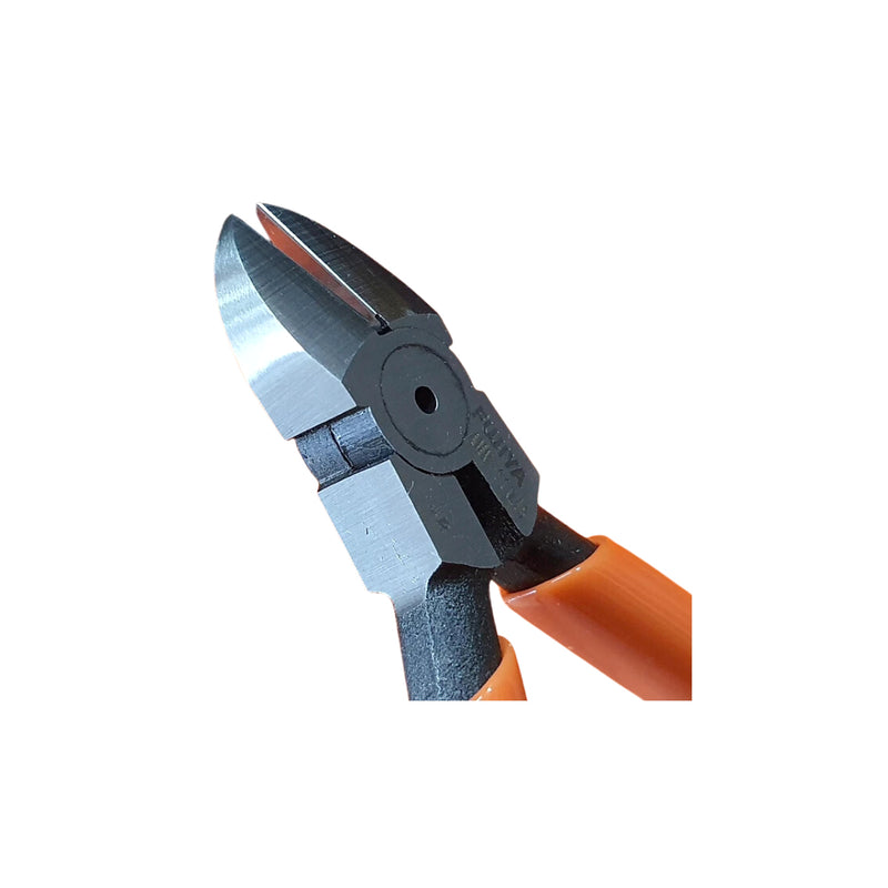 Kìm cắt mini, có lò xo trợ lực, lưỡi cong nhẹ (Round Sharp) Fujiya AMN-110HS kích thước 110mm