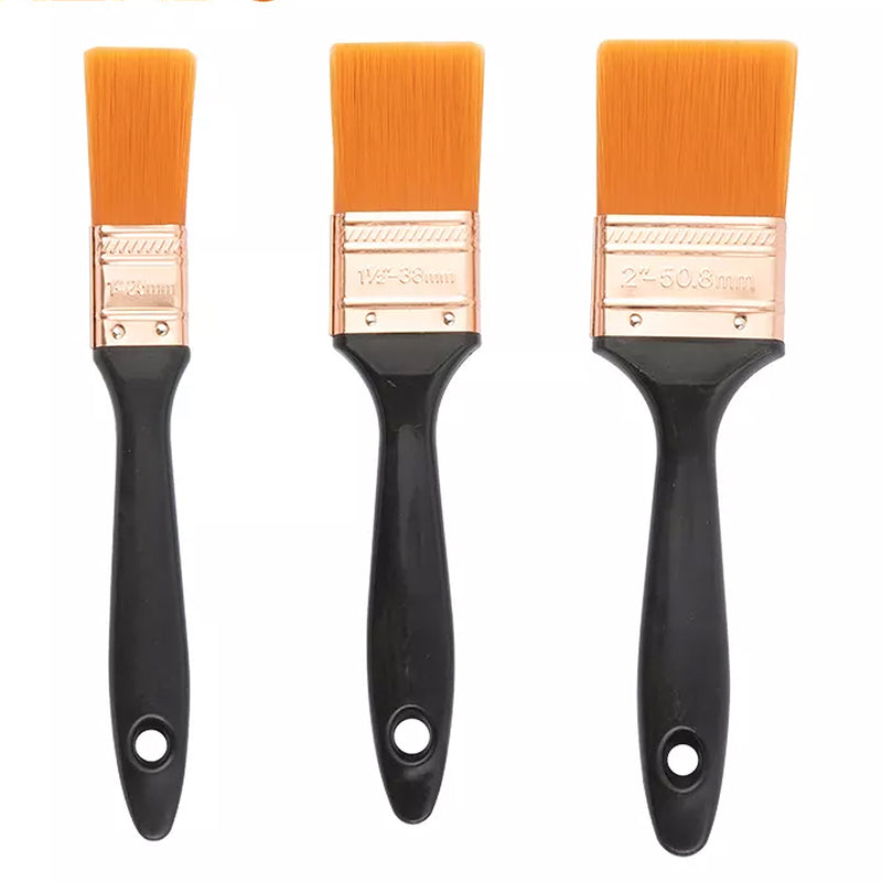 Bộ cọ quét sơn cán nhựa 3 chi tiết Kendo 46401, gồm kích thước ( 25mm - 38mm - 50.8mm)