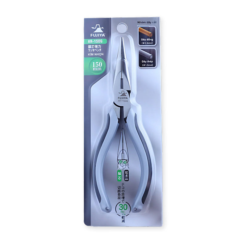 Kìm mũi nhọn trợ lực Fujiya AR-150G kích thước 150mm