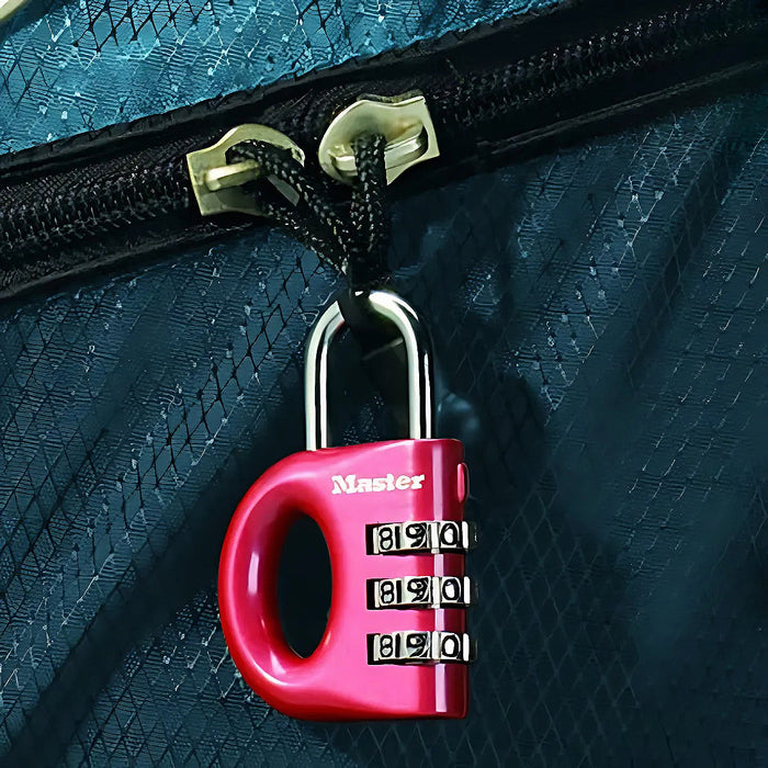 Bộ 2 ổ khóa số mini Master Lock 633EURT, thân khóa bằng kẽm được phủ sơn 32mm, 3 cọc số