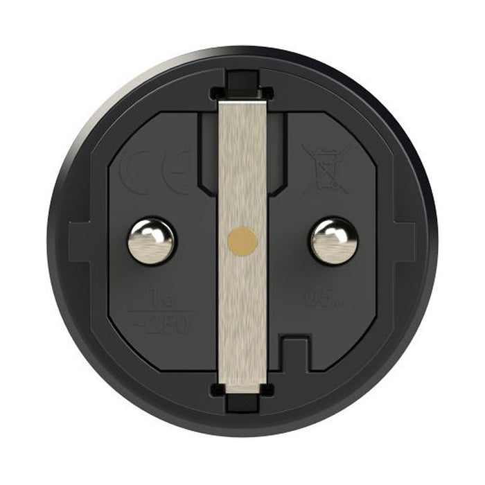 Phích cắm PCE F0512-SR, Tải 16A, điện áp 250V, có tiếp điểm tiếp địa, kháng nước chuẩn IP54 + Chống va đập