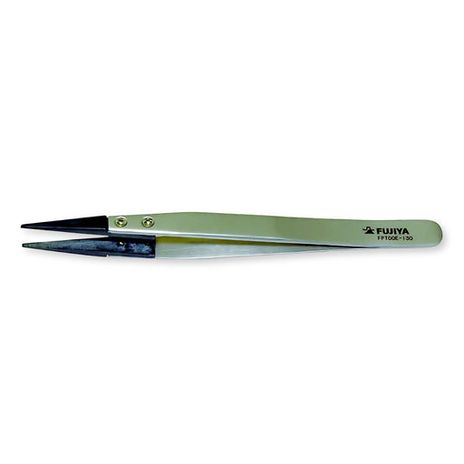 Nhíp gắp linh kiện điện tử chống tĩnh điện Fujiya FPT00E-130, đầu nhọn thẳng, chịu nhiệt