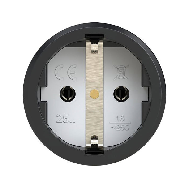 Phích cắm âm PCE F2510-SR, tải 16A, điện áp 250V, có tiếp địa, Kháng bụi và nước chuẩn IP20