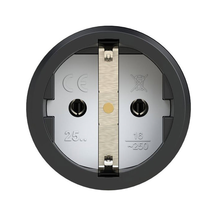 Phích cắm âm PCE F2510-SR, tải 16A, điện áp 250V, có tiếp địa, Kháng bụi và nước chuẩn IP20