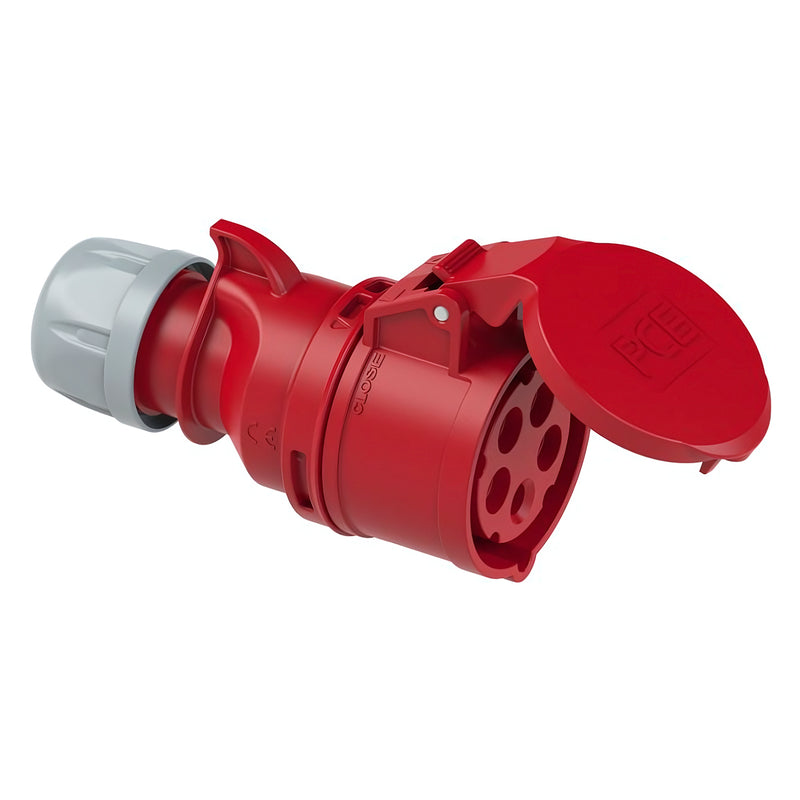 Ổ cắm công nghiệp di động PCE 32A 5 chân 400V IP44 (3P+N+PE).