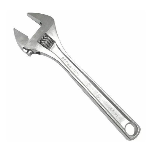 Mỏ lết răng trơn Fujiya FAW-250-32 (250mm, 10 inch), thép hợp kim, mạ chrome, dùng cho bu lông đai ốc không làm hư cạnh