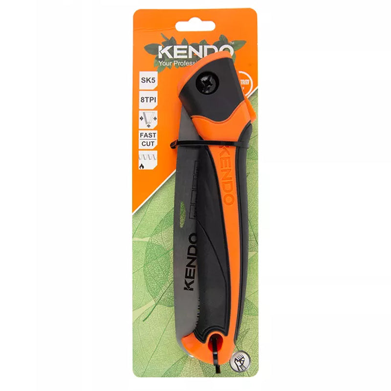 Cưa cành cầm tay gấp gọn Kendo 30489, kích thước 180mm (7 inch)