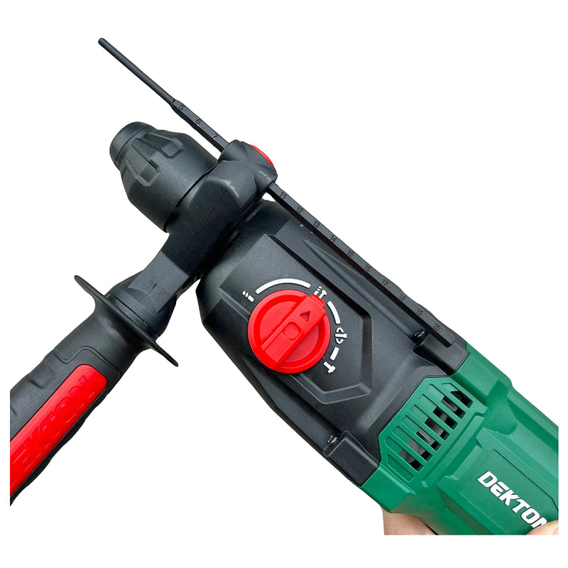 Máy khoan bê tông 3 chức năng Dekton DK-RH2603B công suất 1050W, đầu cặp SDS-Plus, lực đập 3.5J