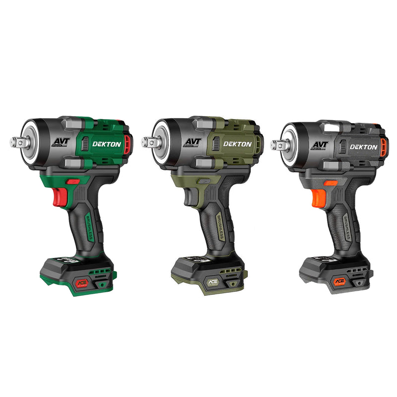 Máy siết bu lông 1/2 inch dùng pin 21V Dekton M21-IW850PROMAX, mô-men xoắn 850Nm, công nghệ AVT (Chỉ có thân máy)