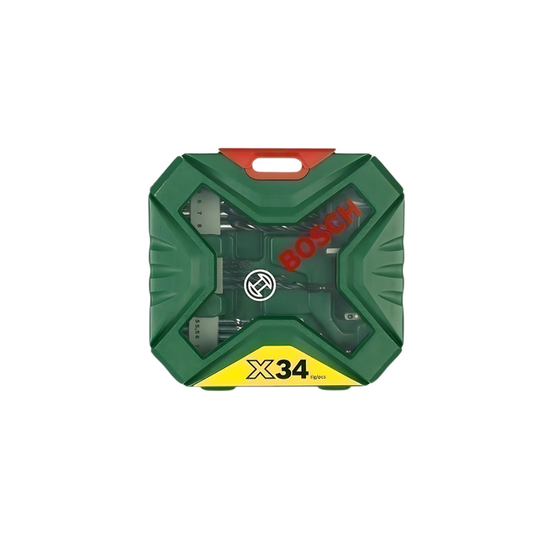 Bộ mũi khoan và vặn vít X-Line 34 chi tiết Bosch 2607010608