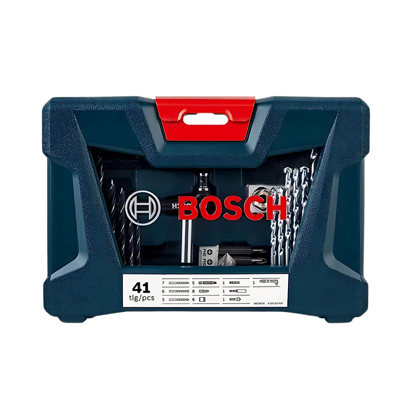 Bộ mũi khoan và vặn vít V-Line 41 chi tiết Bosch 2607017396
