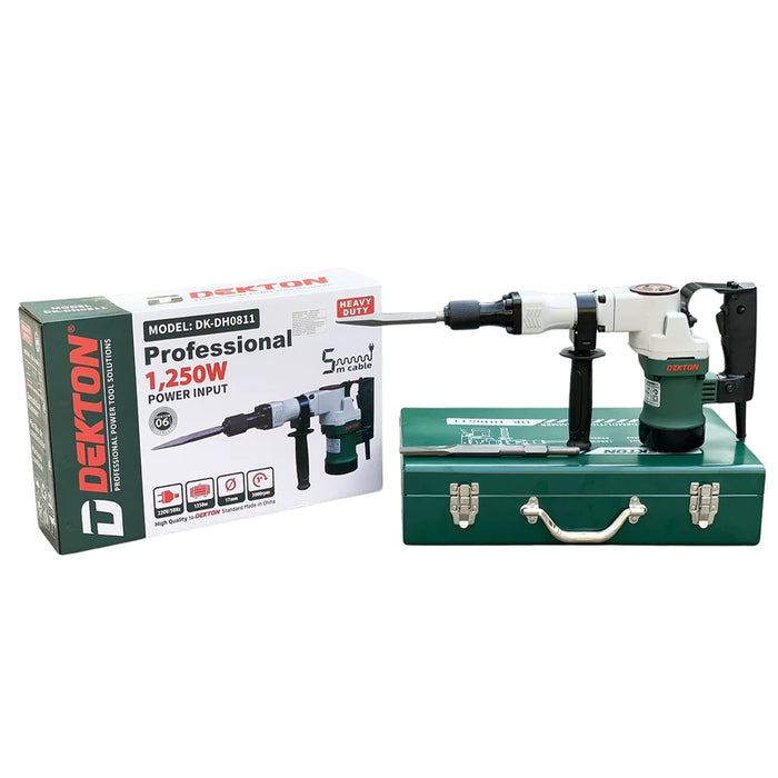 Máy đục bê tông Dekton DK-DH0811 công suất 1250W, đầu gài 17mm