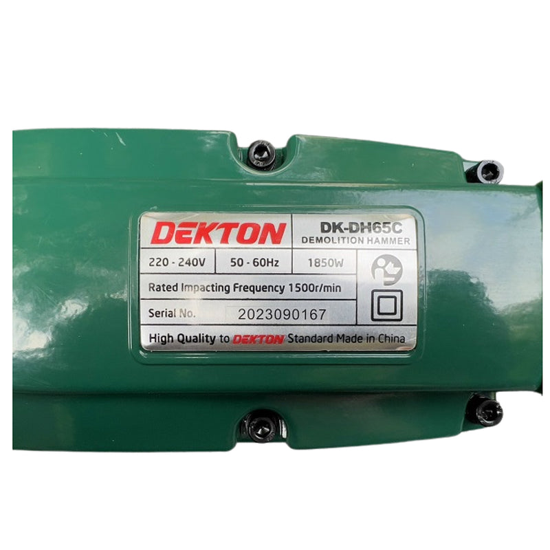 Máy đục bê tông Dekton DK-DH65C công suất 1850W, đầu gài 30mm