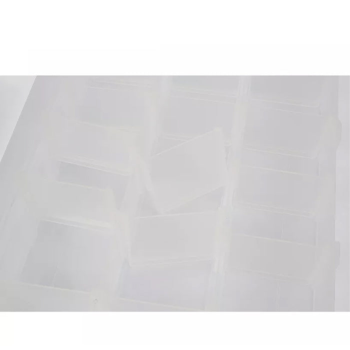 Hộp nhựa đựng vít 18 ngăn Kendo 90225, kích thước 310mm x 200mm x 45mm