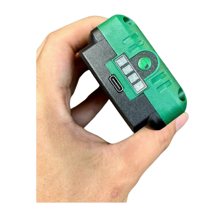 Máy cân mực Laser 5 tia xanh Dekton DK-LS0505 dùng pin Lithium, phạm vi đo 50m có remote điều khiển từ xa