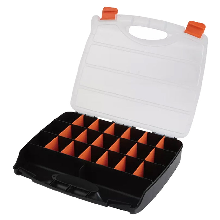 Hộp nhựa đựng đồ nghề 23 ngăn Kendo 90223, kích thước 380mm x 310mm x 70mm