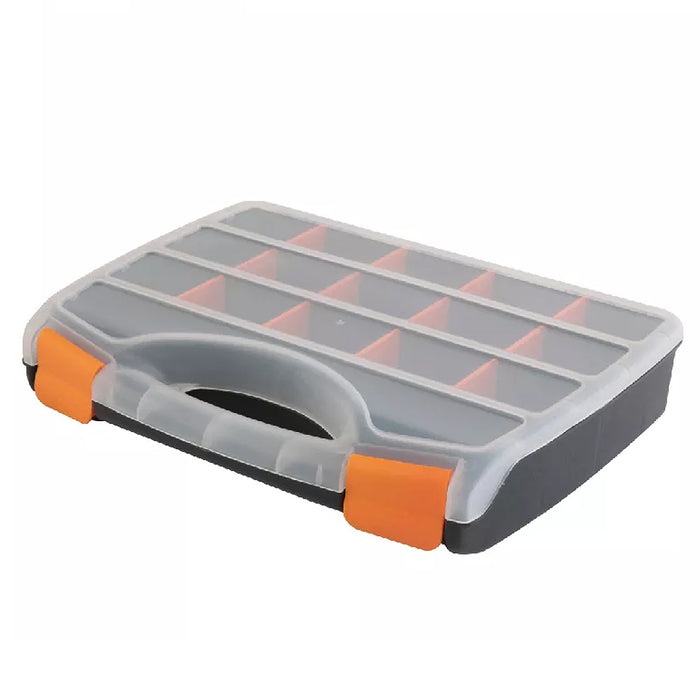 Hộp nhựa đựng đồ nghề 17 ngăn Kendo 90224, kích thước 320mm x 255mm x 60mm