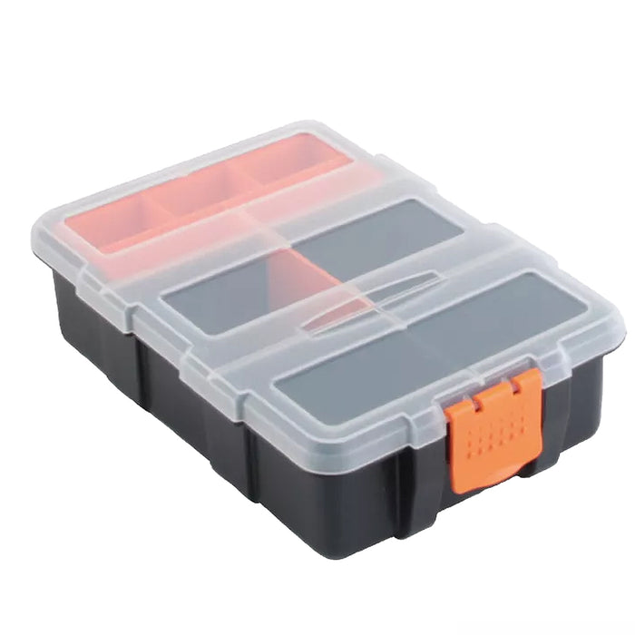 Hộp nhựa đựng đồ nghề 9 ngăn Kendo 90234, kích thước 155mm x 220mm x 60mm