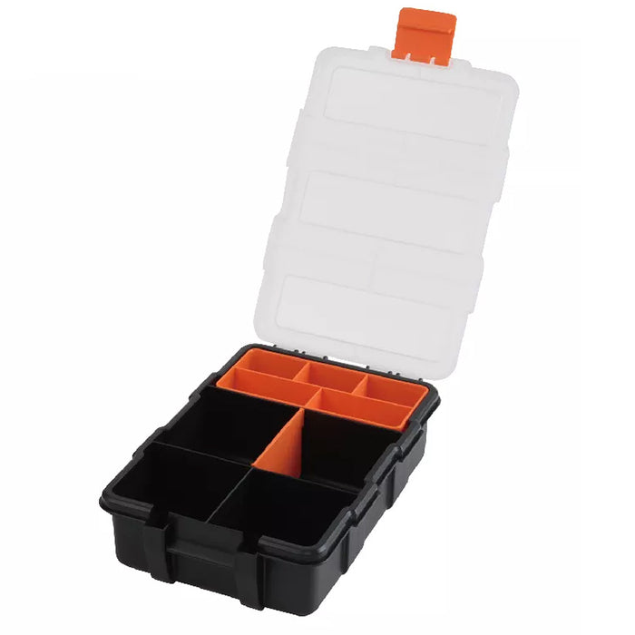 Hộp nhựa đựng đồ nghề 9 ngăn Kendo 90234, kích thước 155mm x 220mm x 60mm