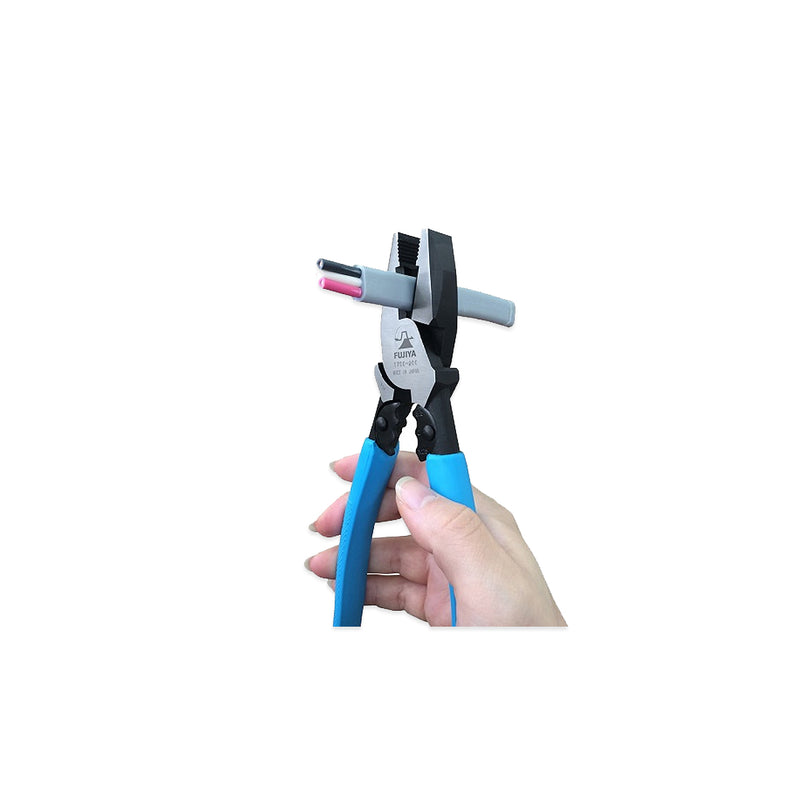 Kìm cắt, uốn điện lệch tâm chuyên nghiệp 200mm (8 inch) Fujiya 1700-200, chất liệu hợp kim thép. Tiêu chuẩn RoHS. Xuất xứ Nhật Bản