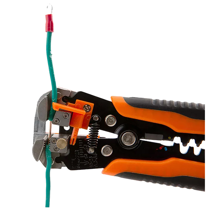 Kìm tuốt dây điện đa năng Kendo 11721 chiều dài 8 inch (200mm) đường kính tuốt dây từ 0.2-6mm² (AWG 24-10)