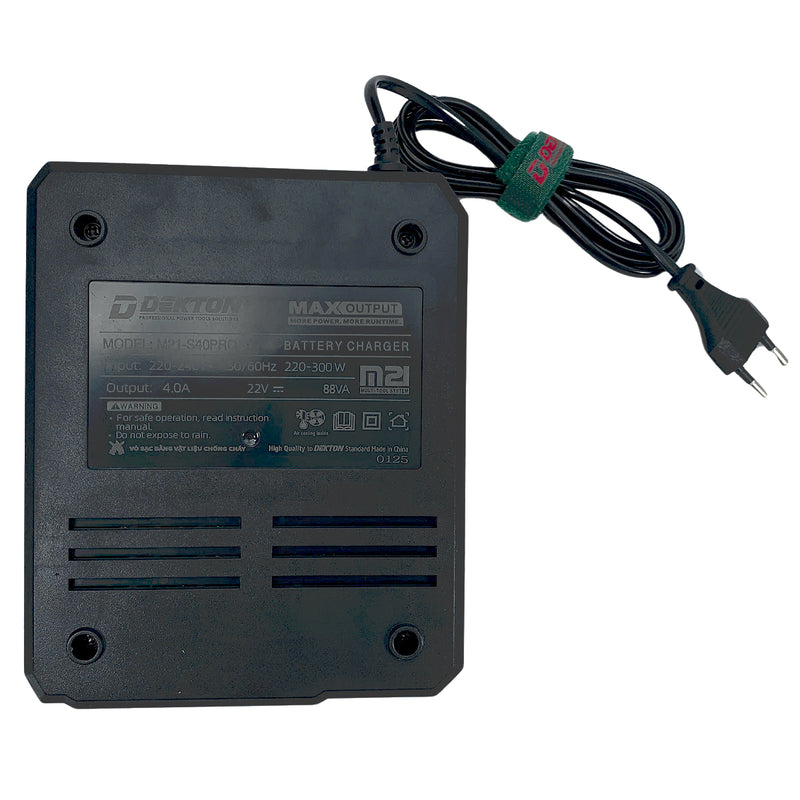 Đế sạc Pin 21V Dekton M21-S40PRO (4.0A) vỏ sạc chống cháy