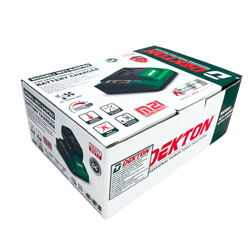 Đế sạc Pin 21V Dekton M21-S40PRO (4.0A) vỏ sạc chống cháy