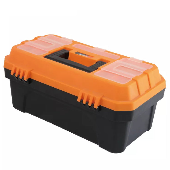 Thùng đồ nghề nhựa Kendo 90257, kích thước 470mm x 230mm x 220mm (19 inch), vật liệu nhựa PP