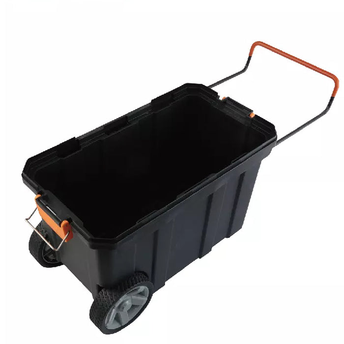 Thùng đồ nghề nhựa có bánh xe và tay nắm kéo Kendo 90274, kích thước 600mm x 300mm x 390mm, vật liệu nhựa PP