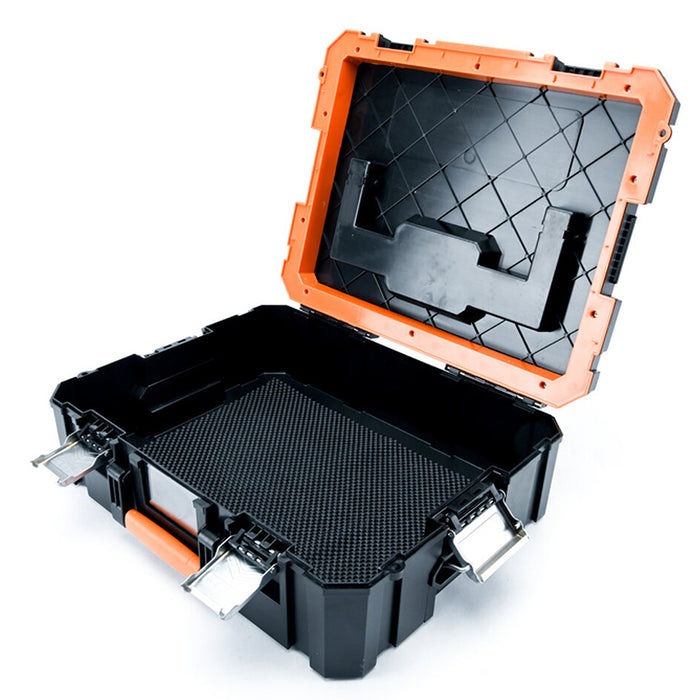 Thùng đồ nghề nhựa Kendo 90261, kích thước 460mm x 375mm x 151mm (Size S -  20L), vật liệu nhựa ABS