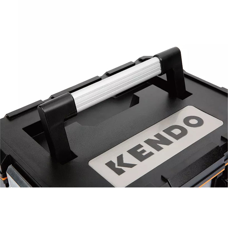 Thùng đồ nghề nhựa Kendo 90261, kích thước 460mm x 375mm x 151mm (Size S -  20L), vật liệu nhựa ABS