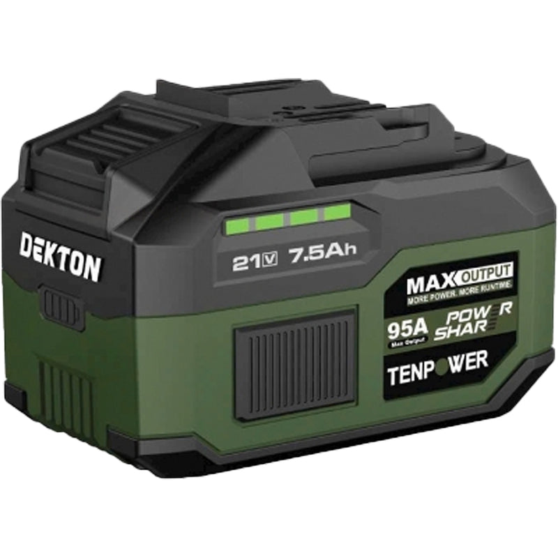 Pin 21V 7.5Ah Dekton M21-B7595PROMAX, vỏ pin chống cháy, dòng xả tối đa 95A