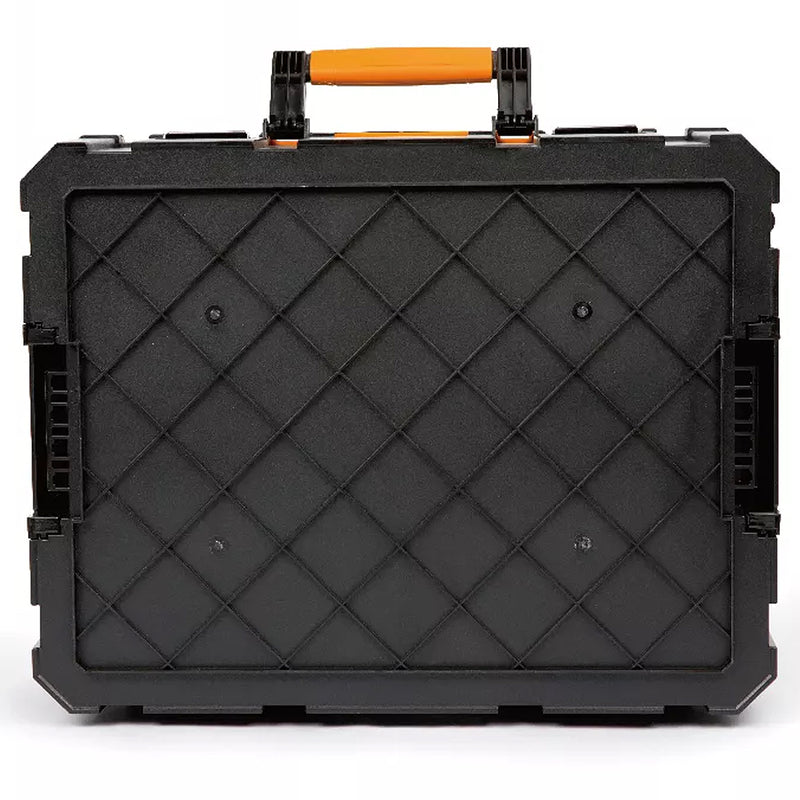 Thùng đồ nghề nhựa Kendo 90261, kích thước 460mm x 375mm x 151mm (Size S -  20L), vật liệu nhựa ABS