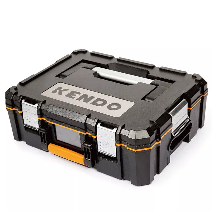 Thùng đồ nghề nhựa Kendo 90261, kích thước 460mm x 375mm x 151mm (Size S -  20L), vật liệu nhựa ABS