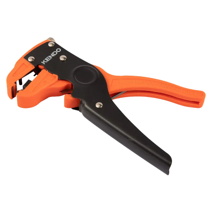 Kìm tuốt dây điện tự động Kendo 11701 chiều dài 7 inch (175mm), đường kính tuốt dây từ 0.2 - 6mm (AWG 24-10) vật liệu hợp kim nhôm