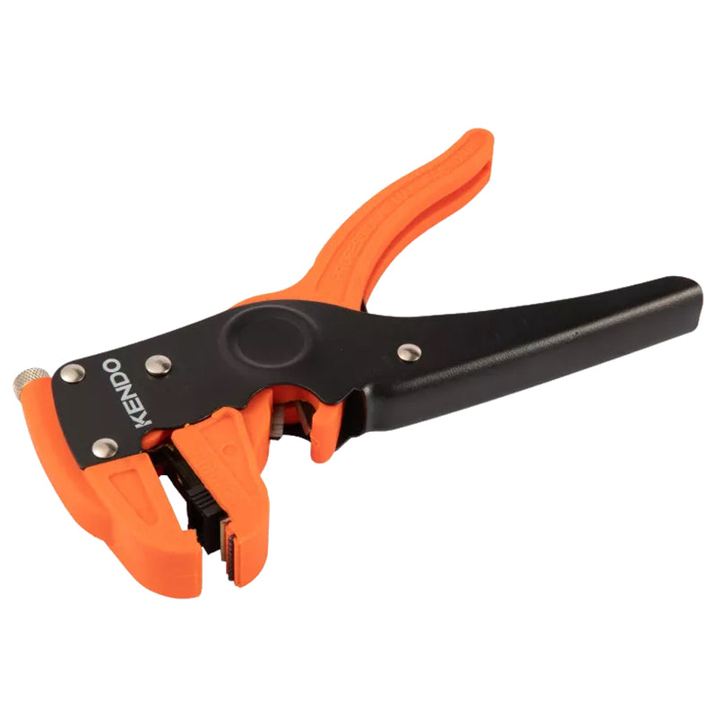 Kìm tuốt dây điện tự động Kendo 11701 chiều dài 7 inch (175mm), đường kính tuốt dây từ 0.2 - 6mm (AWG 24-10) vật liệu hợp kim nhôm