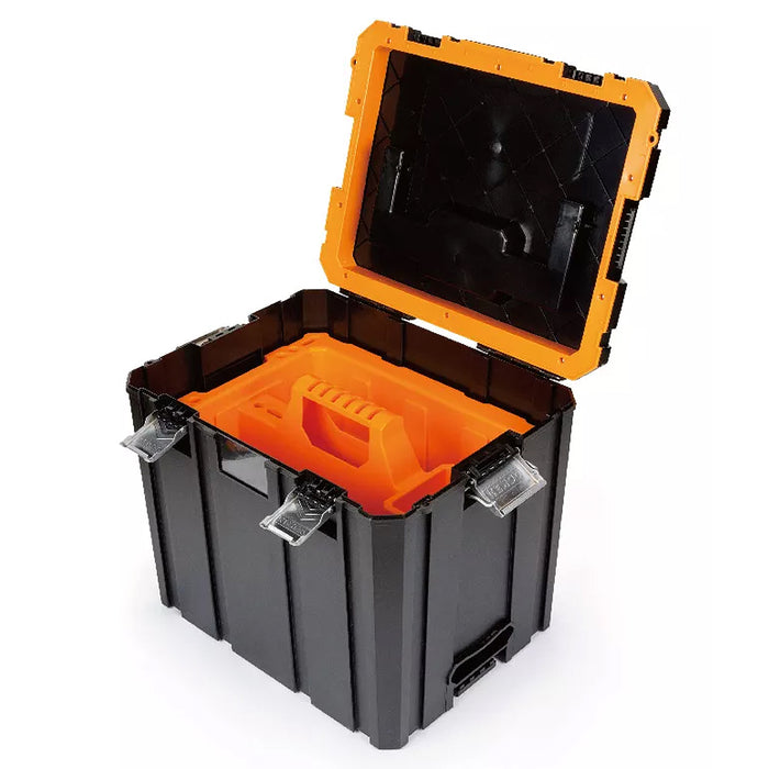 Thùng đồ nghề nhựa Kendo 90263, kích thước 460mm x 357mm x 389mm (Size L - 60L), vật liệu nhựa ABS