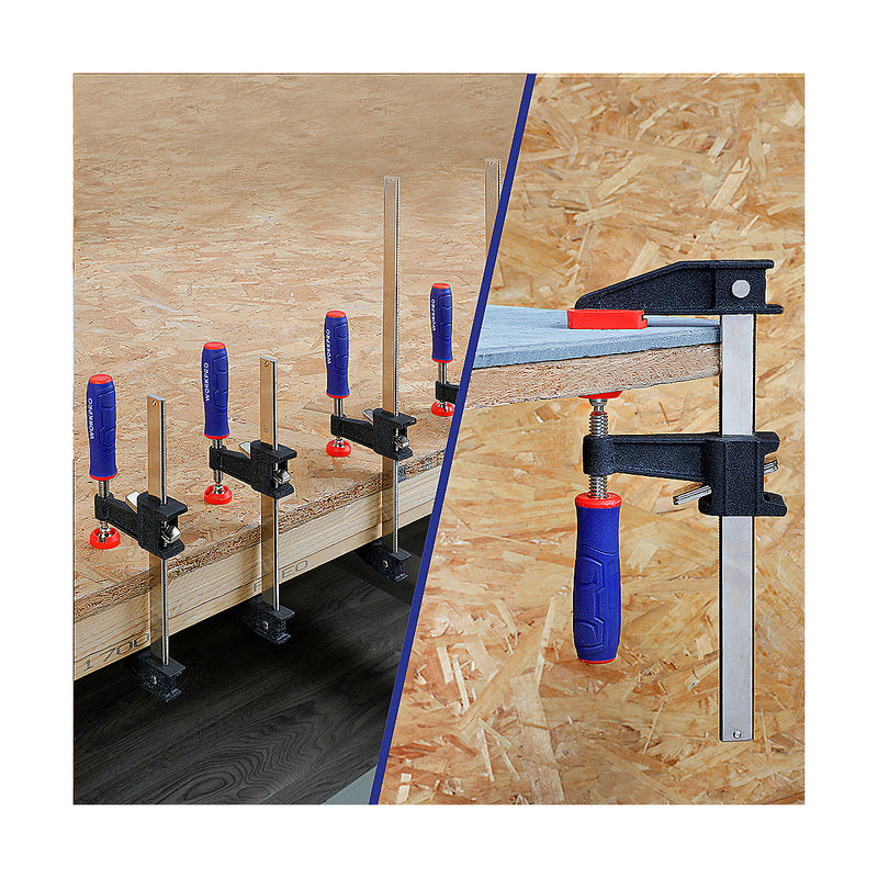 Cảo gỗ chữ F Workpro, có cò điều chỉnh nhanh