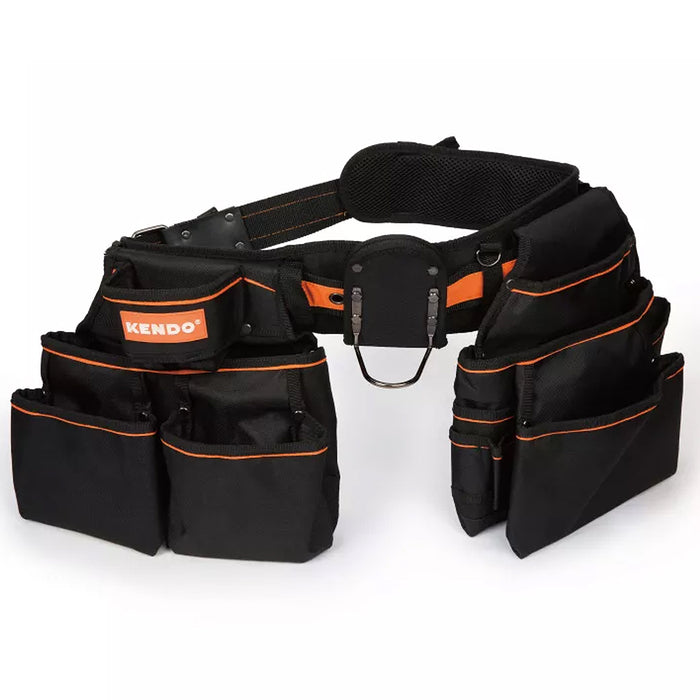 Túi đựng dụng cụ đeo thắt lưng Kendo 90156, kích thước 640mm x 340mm, vật liệu vải Oxford 600D