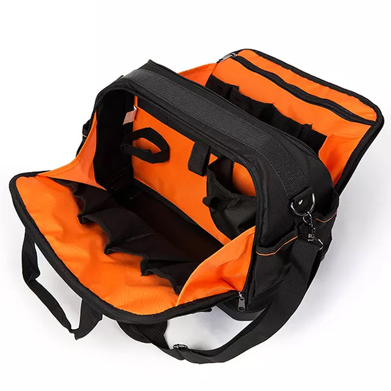 Túi đựng dụng cụ có dây đeo vai Kendo 90134, kích thước 420mm x 220mm x 280mm (16.5 inch), vật liệu vải Oxford 600D