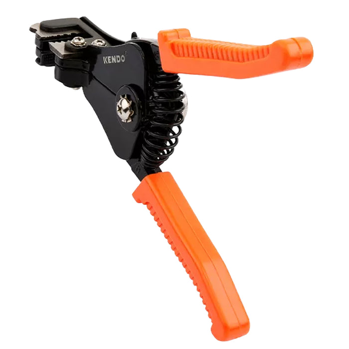 Kìm tuốt dây điện tự động Kendo 11702 chiều dài 7 inch (175mm) đường kính tuốt dây từ 1.0 - 3.2mm² vật liệu hợp kim kẽm