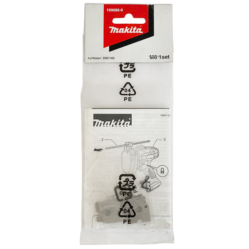 Vĩ 2 lưỡi cắt ty Inox ren Makita trục M6 dùng cho máy DSC102, SC103D