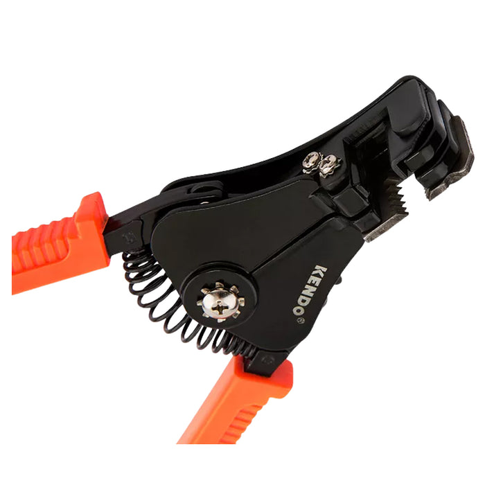 Kìm tuốt dây điện tự động Kendo 11702 chiều dài 7 inch (175mm) đường kính tuốt dây từ 1.0 - 3.2mm² vật liệu hợp kim kẽm