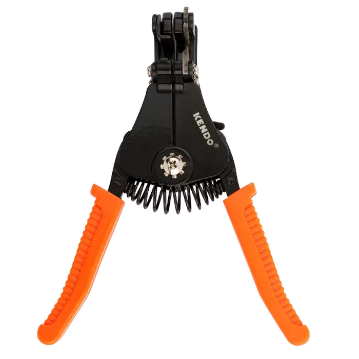 Kìm tuốt dây điện tự động Kendo 11702 chiều dài 7 inch (175mm) đường kính tuốt dây từ 1.0 - 3.2mm² vật liệu hợp kim kẽm