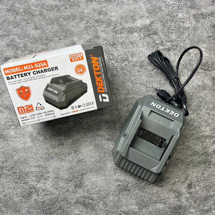 Đế sạc Pin 21V Dekton M21-S25A (2.5A)